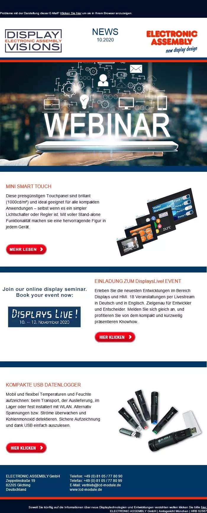 Petites unités de commande avec écran tactile et IPS - Adapté à l'industrie