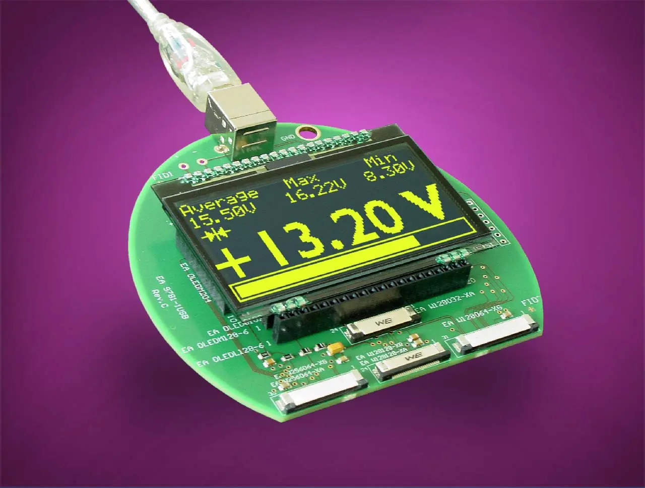 Test rapide OLED via USB