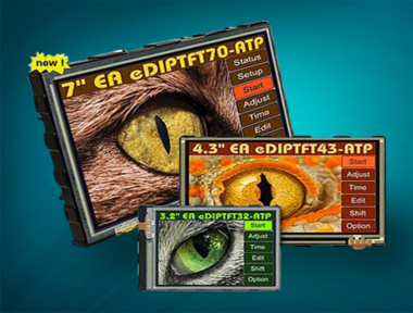 Écran TFT i2c avec 3 interfaces différentes RS-232, SPI