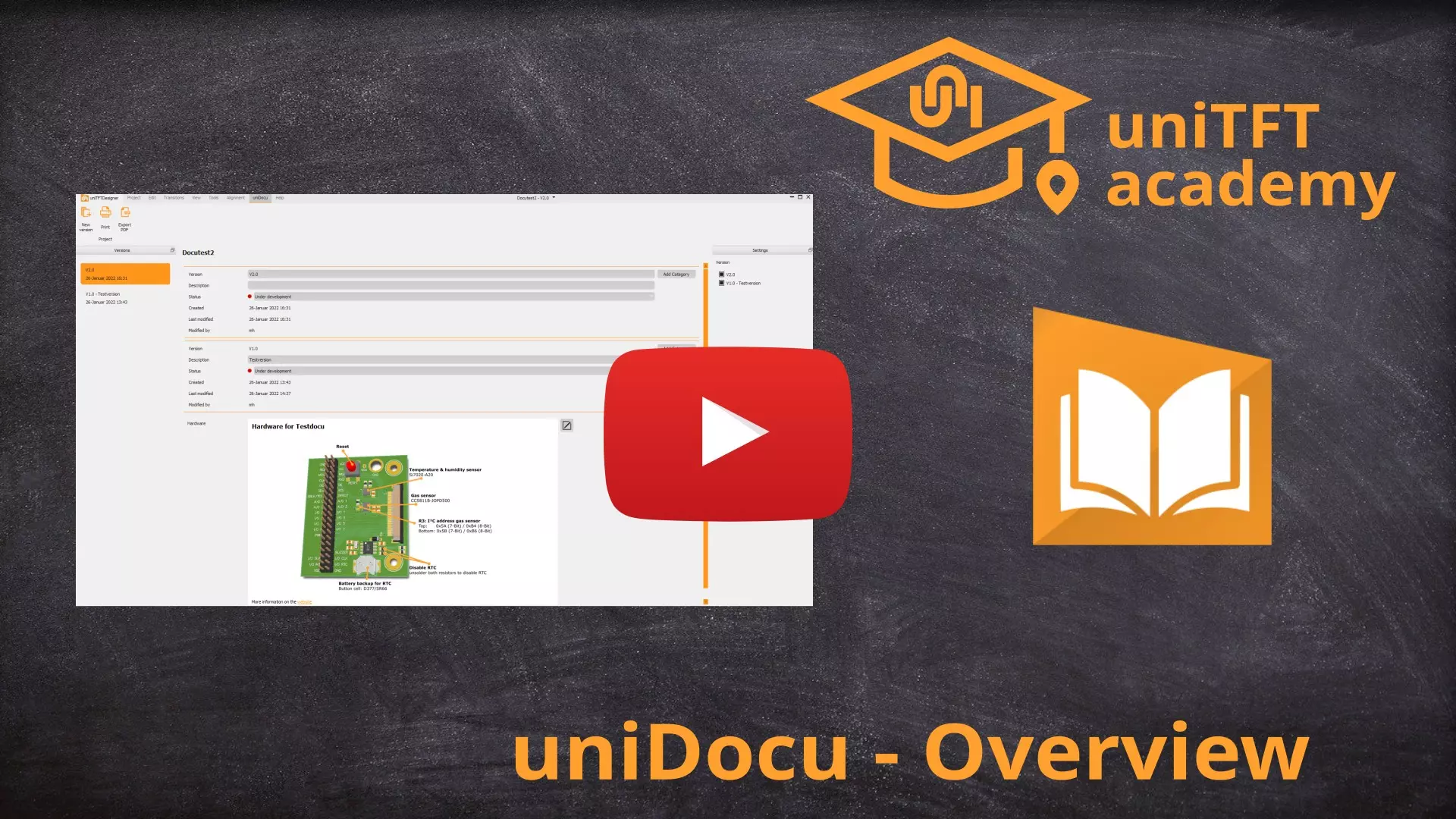 Outil de documentation uniDocu / Versionnement