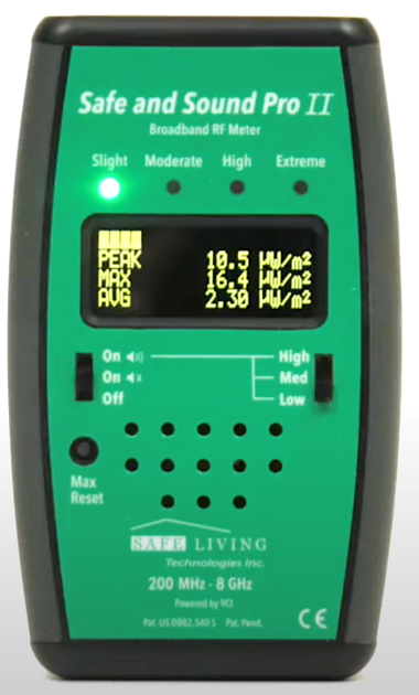 Écran OLED pour moniteur RF heath