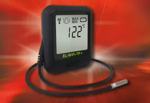 L'enregistreur de données mesure, enregistre et transmet par WLAN