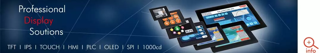 Lien vers la boutique en ligne : Écrans IPS et TFT, IHM intelligentes avec interface Modbus ou SPI, I²C et USB