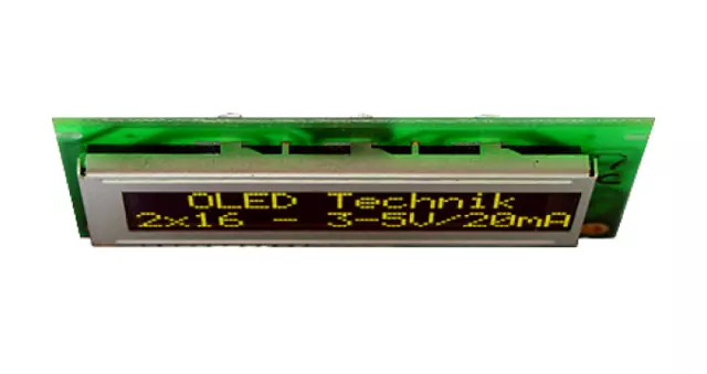 Écrans de texte et graphiques OLED