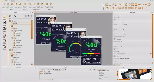 Unité de commande HMI avec écran tactile PCAP Unité de commande HMI avec écran tactile PCAP