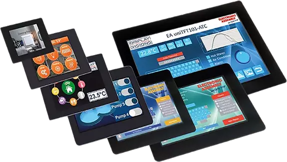 PCAP haut de gamme avec TFT comme IHM, avec USB et éditeur graphique et simulateur