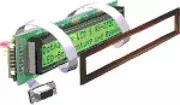 2x40 avec RS-232 et éclairage LED