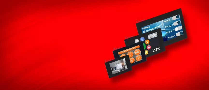 mini IHM avec écran tactile et intelligence intégrée pour le contrôle : les écrans uniTFTs