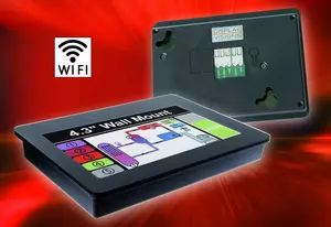 4,3" tactile pour montage mural