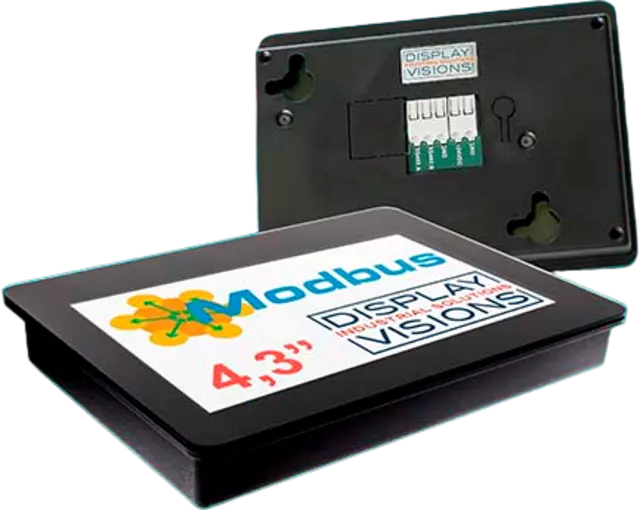 Écran Modbus TCP/RTU avec écran tactile RS-485, LAN, WiFi