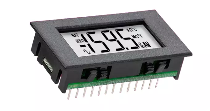 Voltmètre et compteur LCD à encastrer