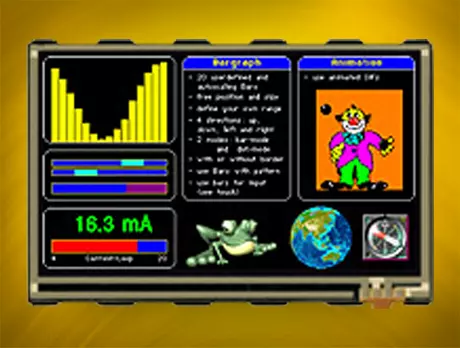 Écran avec 3 interfaces différentes
