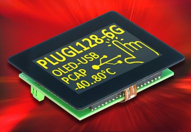 Écran OLED avec interface USB et panneau tactile